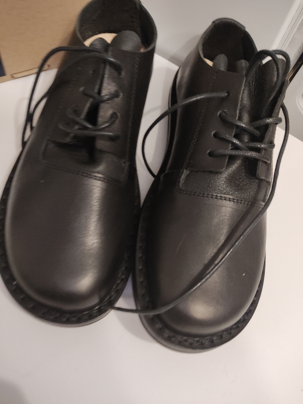 Women's Trippen Black Chukka Boots - Classic Lace-Up Comfort 39 - Picture 9 of 15